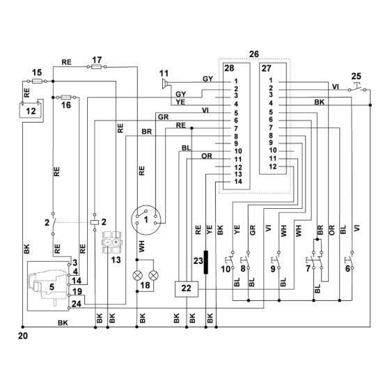 Picture of S - Schema elettrico MT 6112.0 C