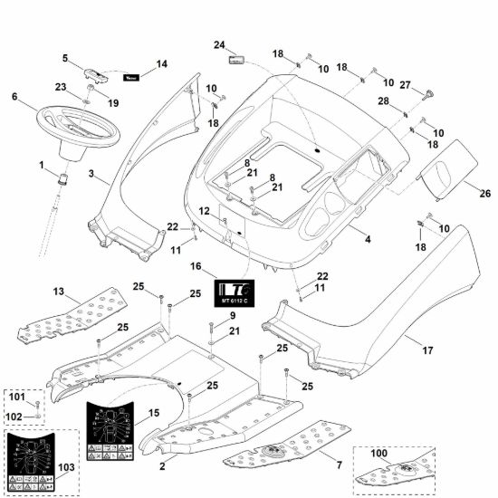 Picture of C - Mantello MT 6112.1 C
