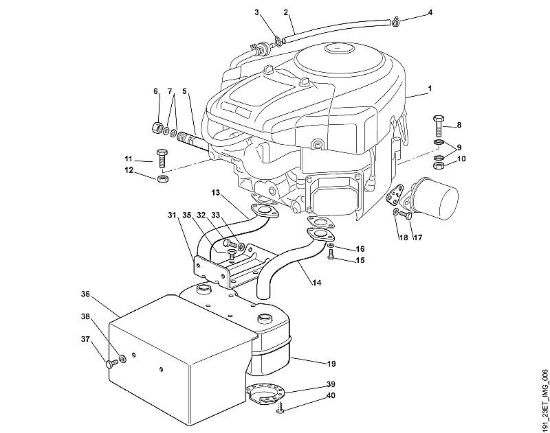 F - Motore 18 HP MT MT 780 della marca Viking
