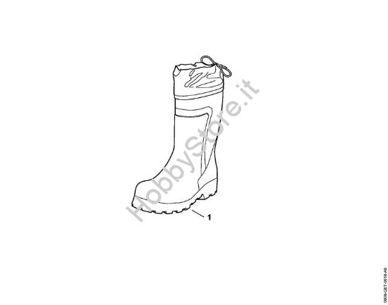 Stivali in gomma per motosega FUNCTION Stringhe MS-Stivali in gomma FUNCTION SZ 41 orange della marca STIHL