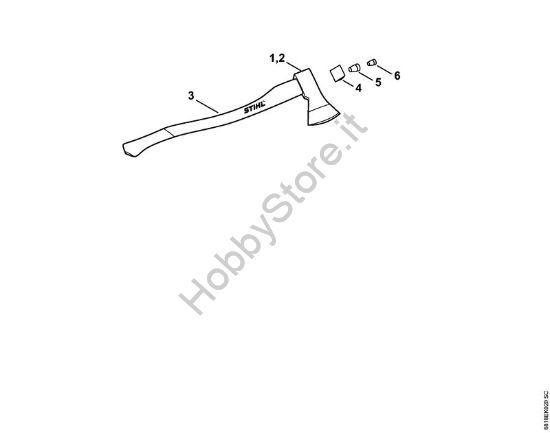 Accetta ILTIS-Canada Attrezzi per spaccare Accetta ILTIS-Canada 800 g della marca STIHL