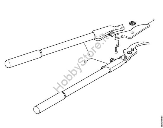 Svettatoio F210-60 Forbici Svettatoio F210A-60 della marca STIHL