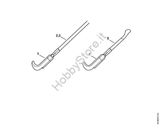 Roncola per diradamento Strumenti manuali Roncola per diradamento della marca STIHL
