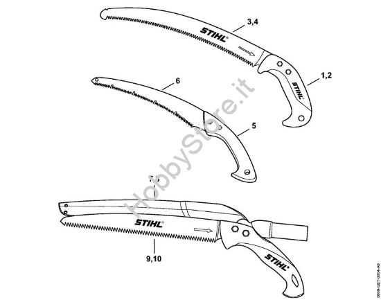 Sega per rami Strumenti manuali Sega per rami PR 32 CW della marca STIHL