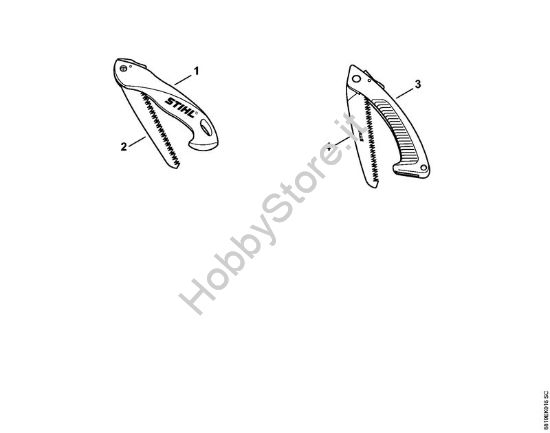 Seghetto pieghevole HandyCut Strumenti manuali Seghetto pieghevole PR 16 della marca STIHL