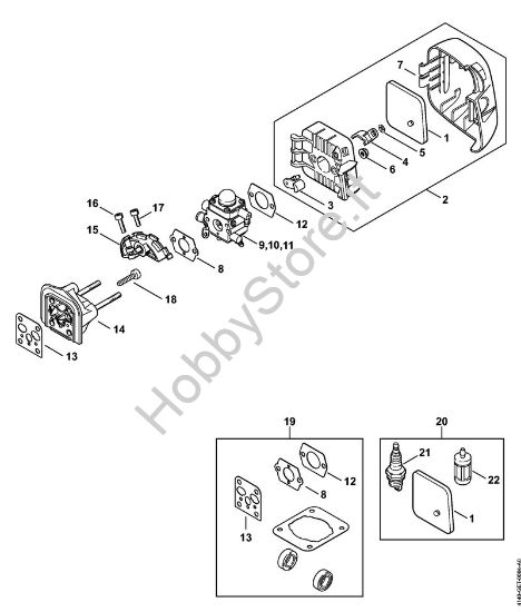 Filtro aria, flangia intermedia 2-MIX Decespugliatrici (FS) FS 38 2-MIX della marca Stihl