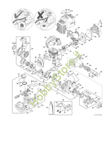 Picture of Gruppo propulsore dalla Numero di matricola 516962085 FS 94 C-E