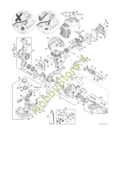 Picture of Gruppo propulsore fino a Numero di matricola 514309587 FS 94 RC-E