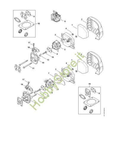 Picture of Filtro aria, flangia intermedia FR 230