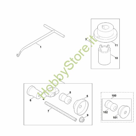 Picture of L - Attrezzo speciale MH 700.1