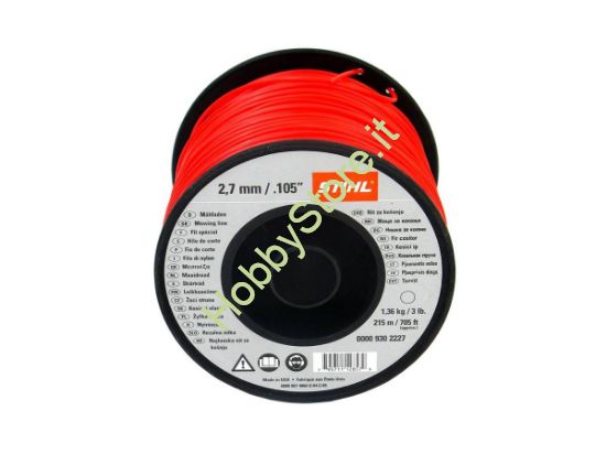 Bobina filo tondo Stihl ø 2,7 mm diversi formati