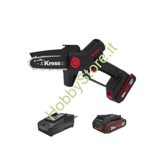 Potatore Kress KG343E.9 a batteria con 2 batterie e caricabatterie