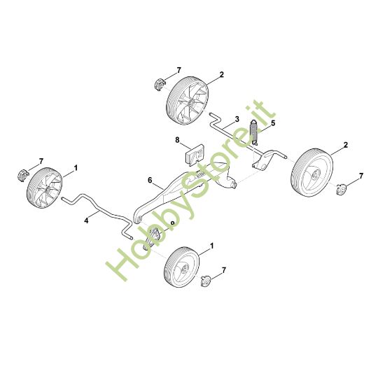 Picture of C - Carrello, impostazione in alto MA 339.1 C