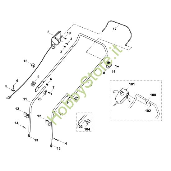 Picture of A - Manubrio MA 400