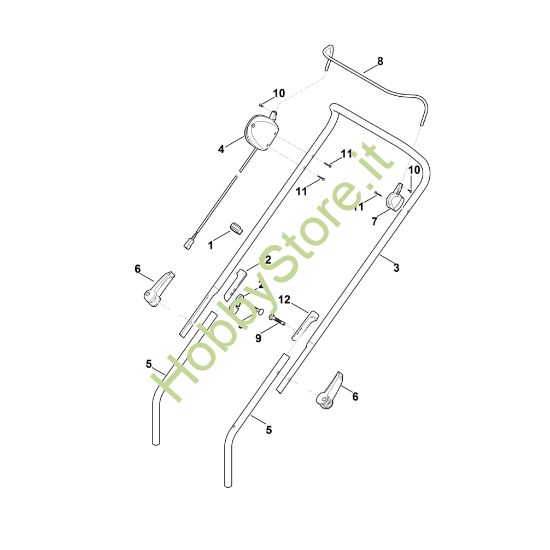 Picture of A - Manubrio MA 443.1