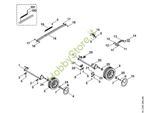 C - Autotelaio MA MA 450 della marca Viking