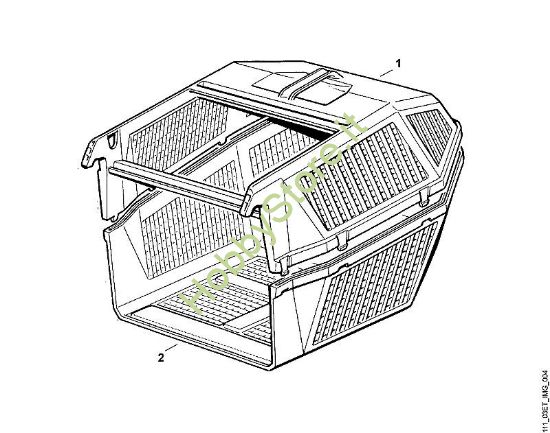 D - Cesto raccolta erba MB MB 160 della marca Viking