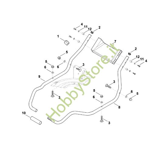 Picture of B - Parte inferiore manubrio MB 2.0 RTX