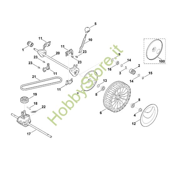 Picture of D - Asse anteriore, Cambio MB 2.0 RTX