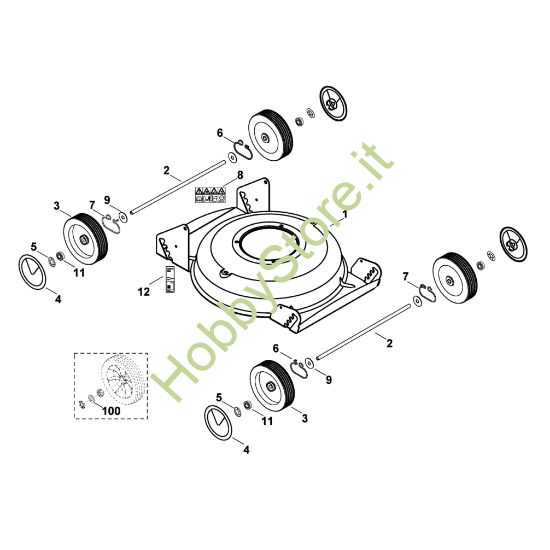 Picture of B - Scocca, autotelaio MB 2.1 R