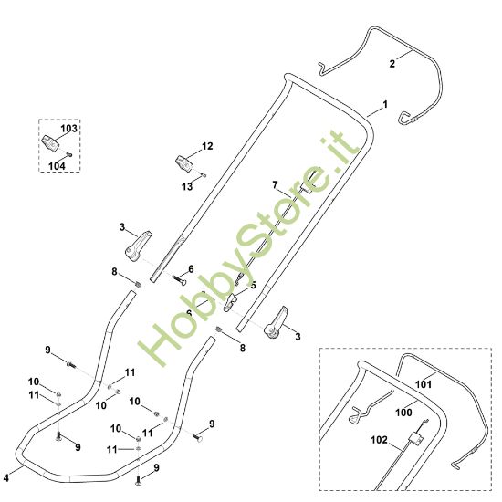 Picture of A - Manubrio MB 2.2 R