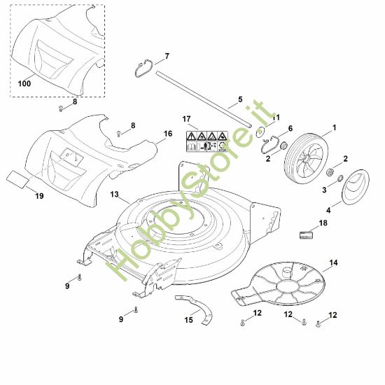 Picture of C - Scocca, asse posteriore MB 2.2 RT