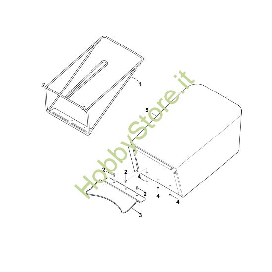 Picture of E - Cesto raccolta erba MB 248.0