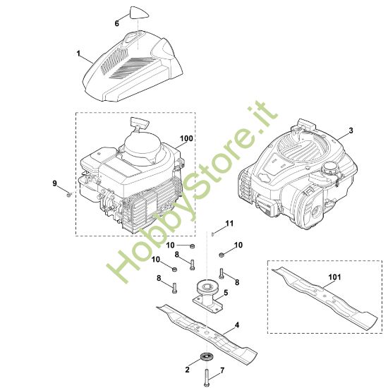 Picture of D - Motore, lama MB 248.2 T