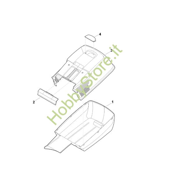 Picture of E - Cesto raccolta erba MB 253.0