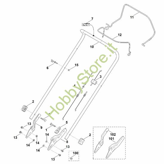 Picture of A - Manubrio MB 253.0 T