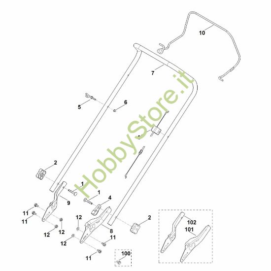 Picture of A - Manubrio MB 253.1