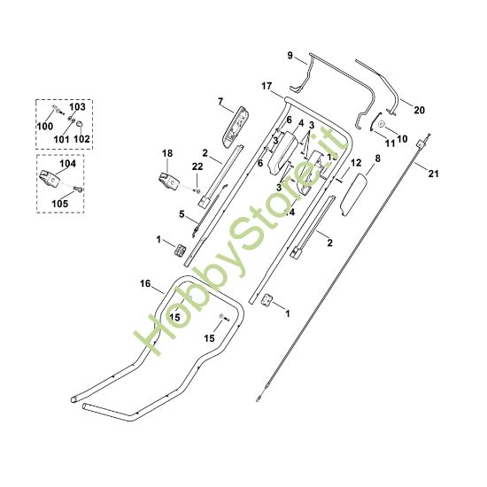Picture of A - Manubrio MB 3 RC
