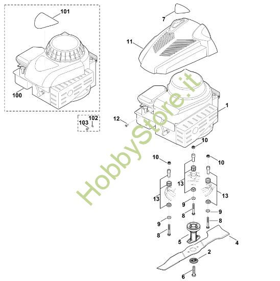 Picture of D - Motore, lama MB 3.0 RTX
