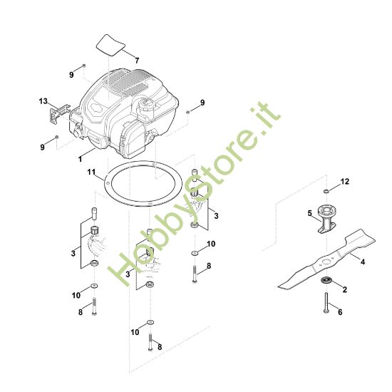 Picture of D - Motore, lama MB 3.2 RT