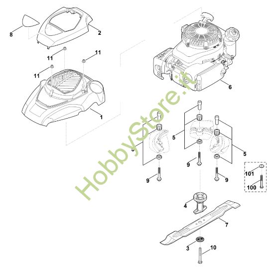 Picture of E - Motore, lama MB 4.0 RT