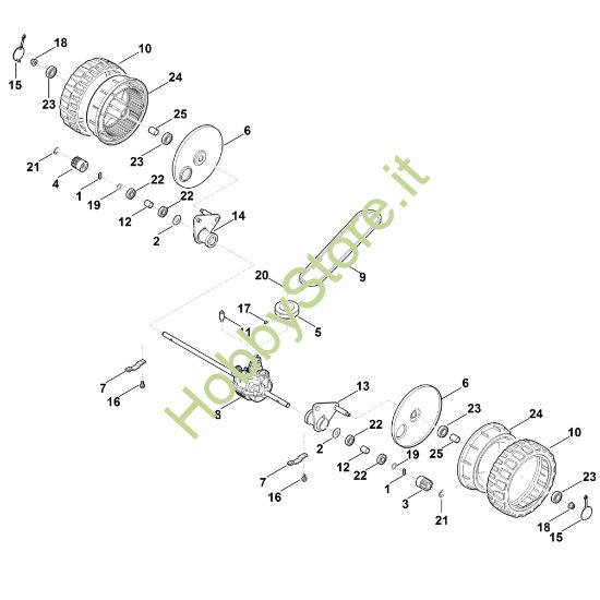 Picture of C - Asse anteriore, Cambio MB 4.1 RTP