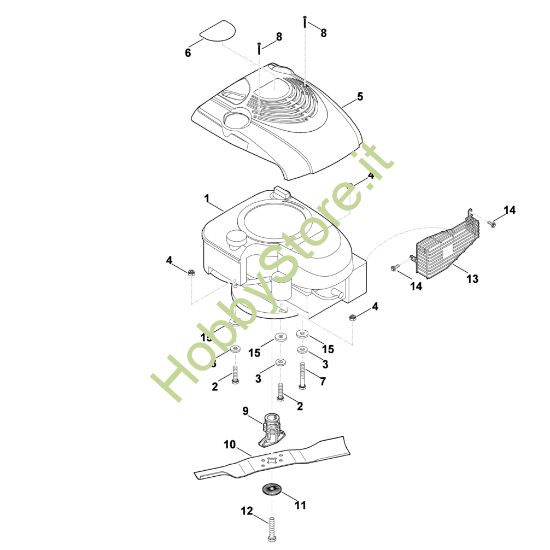 Picture of D - Motore, lama MB 443.0 C