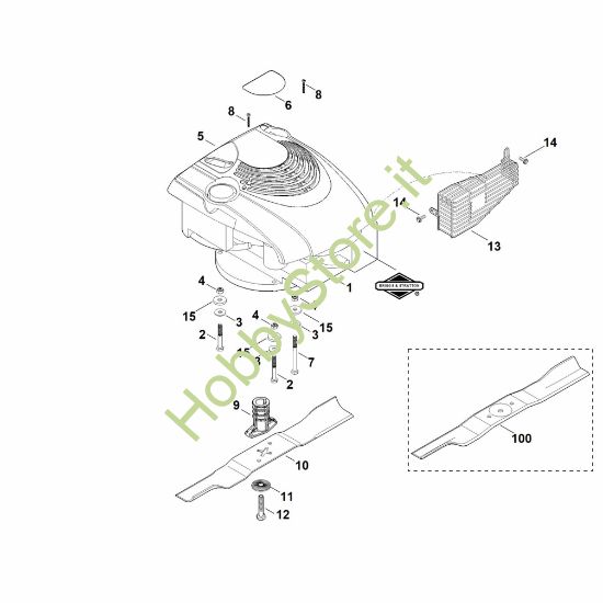 Picture of D - Motore, lama MB 448.0