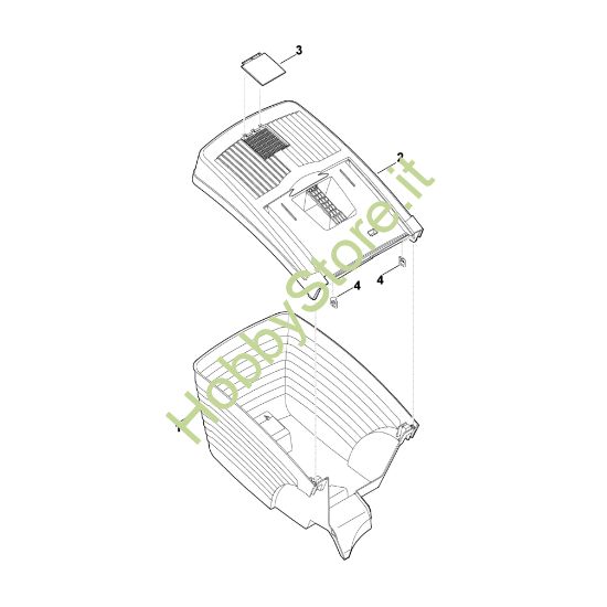 Picture of E - Cesto raccolta erba MB 448.0