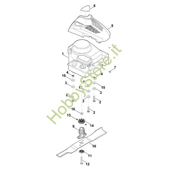 Picture of D - Motore, lama MB 448.0 TX