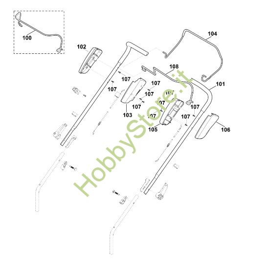 Picture of A1 - Manubrio MB 448.1 TX