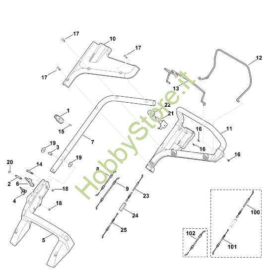 Picture of A - Manubrio MB 448.1 VC