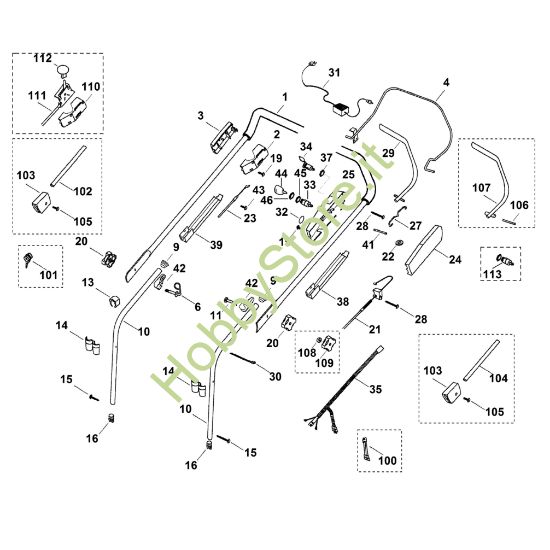 Picture of A - Manubrio MB 455