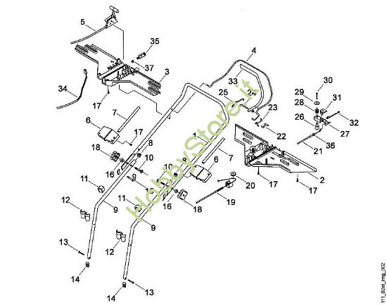 B - Manubrio MB MB 455 C della marca Viking