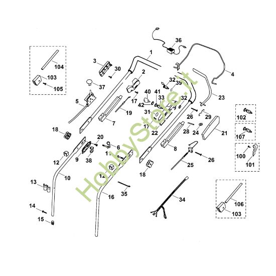 Picture of A - Manubrio MB 505 E