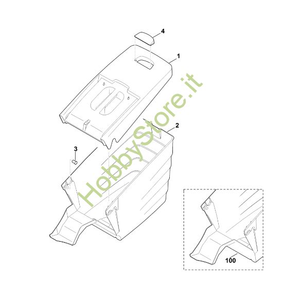 Picture of G - Cesto raccolta erba MB 545.0 VM