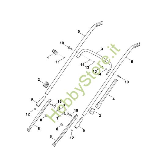 Picture of B - Parte inferiore manubrio MB 545.0 VR