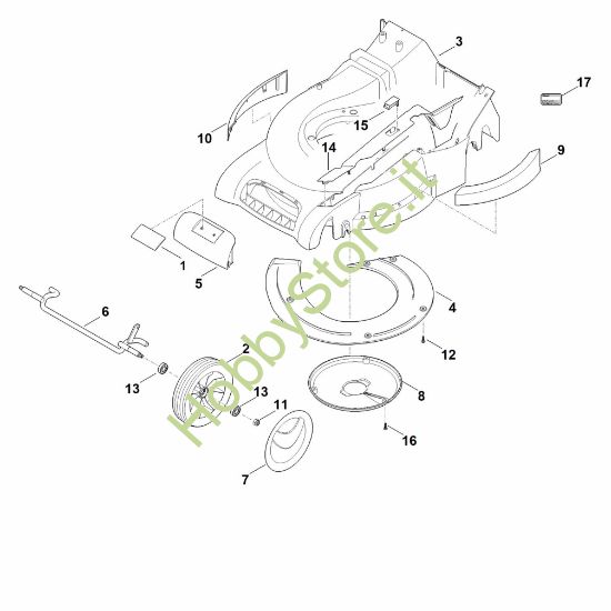 Picture of D - Scocca, asse anteriore MB 545.1 T