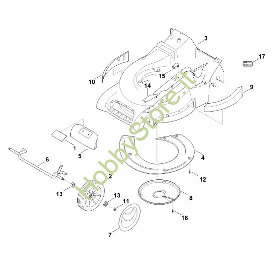 Picture of D - Scocca, asse anteriore MB 545.1 V