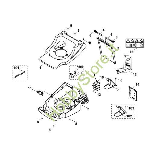 Picture of B - Corpo MB 555 E